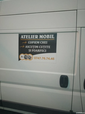 Ascuțim   cuțite ,foarfeci diferite obiecte tăietoare etc.,copiem chei.,ne deplasam la locația clien - imagine 2