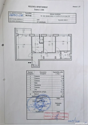Apartament 3 camere Pantelimon Liceu Lucian Blaga  - imagine 4