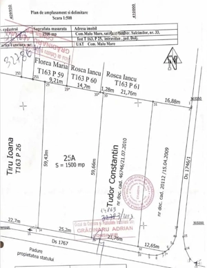 vand teren intravilan Malu Mare 1500 mp - strada Salcamilor - imagine 5