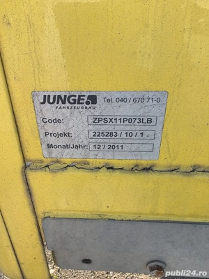 Remorcă JUNG, O3   în stare foarte bună - imagine 5
