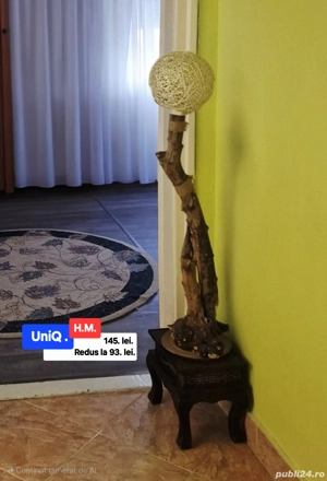 La pret redus. DECORATIV Art.: Veioze si Ambarcatiuni stilizat, Wood Hand-Made Art.