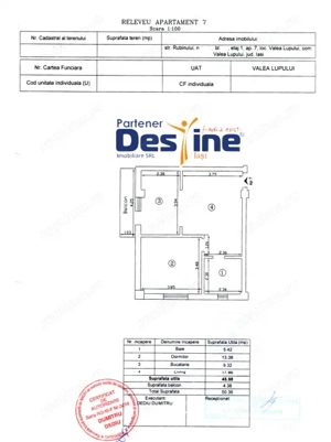 Comision 0% - Apartament 2 camere 50 mp Et. 1, mobilat și utilat loc de Parcare  - imagine 16