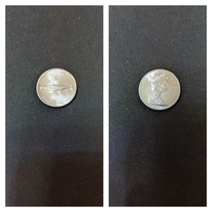 Moneda argint 10 Cents, CANADA, 1967