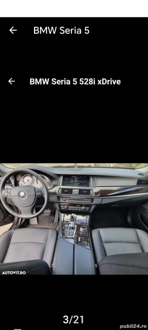 vind bmw 528i stare excelenta pentru pretentiosi - imagine 3