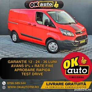Ford Transit Custom - 2016 - euro 5 - 2.2 diesel - 101 c.p. - 3 locuri