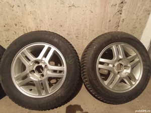 Vând 4 Jante aluminiu R15 echipate cu anvelope de iarnă 195/65/R15.   - imagine 4