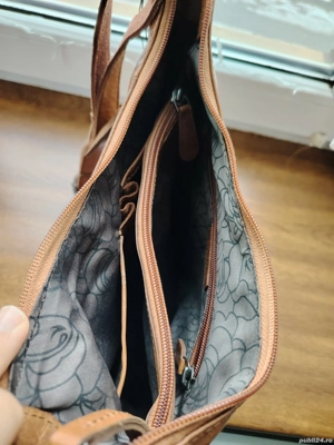 Vând geantă Manfield de piele  - imagine 4