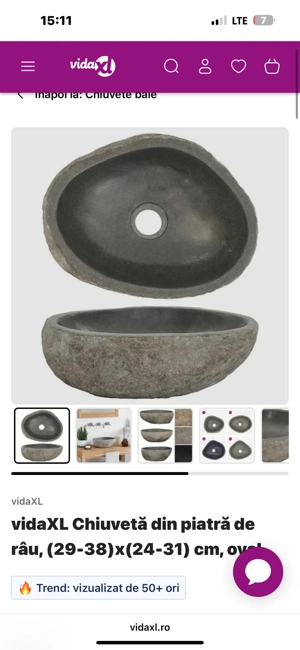 Lavoar piatra naturala - imagine 2