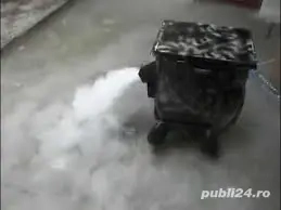 Vind masina fum ,gheata carbonica