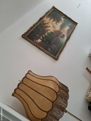 tablou pictat ulei panza semnat. - imagine 2