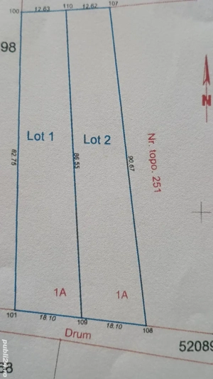 Vând teren intravilan în Dușești 1289 mp - imagine 5