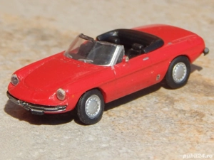 Macheta Alfa Romeo Spider 1300 Junior II 1972 Schuco sc 1:87 HO uzata
