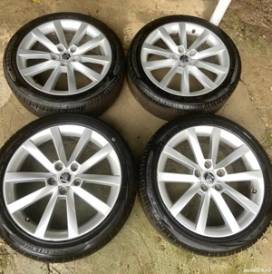 Vând jante aluminiu +cauciucuri de iarnă  - imagine 4