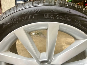 Vând jante aluminiu +cauciucuri de iarnă  - imagine 2