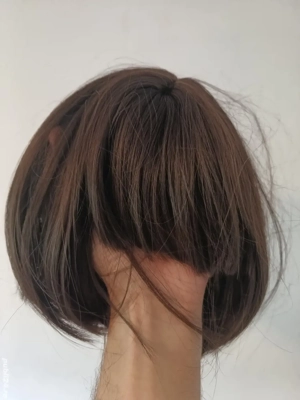 2 Peruca noua deosebita cu breton+peruca păr roșcat 