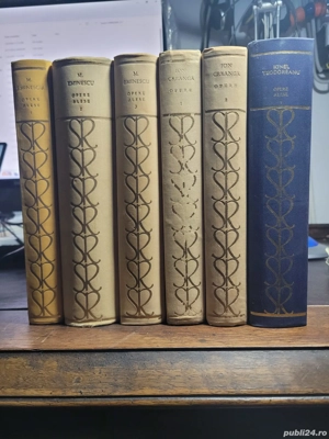 Vand carti legate, Dictionarul Limbii Romane, Istoria civilizatiei Opere - Eminescu si Creanga