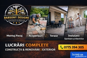 Constructii , Renovari , Terase , Acoperise 