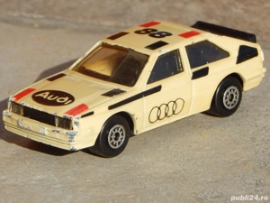 Macheta Audi Coupe B2 Quattro 1980 MC Toy scara 1:66 uzata
