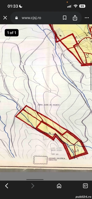  Teren 2917mp Meseșenii de Sus   Lângă Zona de Agrement Case de Vacanță 