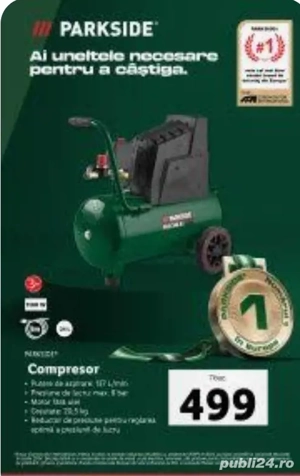 Compresor parkside , putin folosit, ca nou