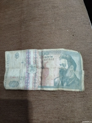 Baconota 500 lei vechi 