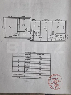 Apartament 4 camere, 80,21 mp, Nicolina  - imagine 13