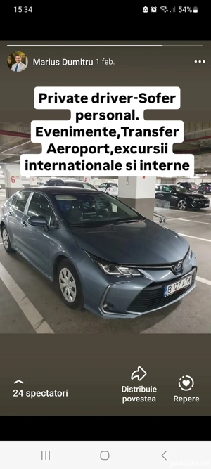 Sofer Particular - Private Driver