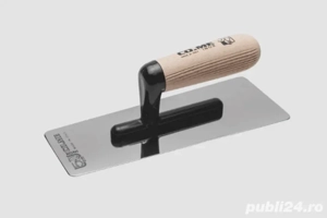 Gletieră trapezoidală inox lucios   muchii teșite, finisaje decorative profesionale