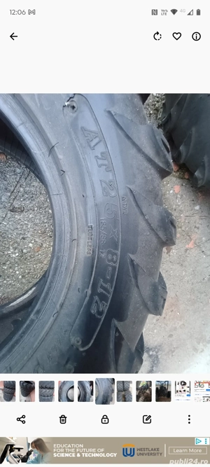 cauciucuri atv 25 8/12 -25 10/12