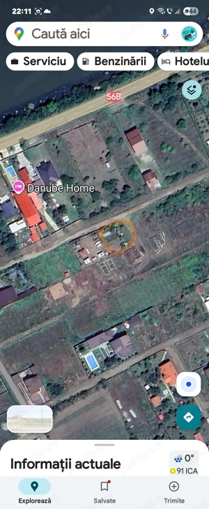 Intravilan 481 m  Ostrovul Corbului Hinova