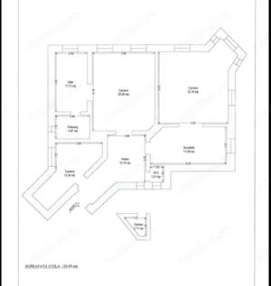 Apartament 3 camere, 128.89 mp, zona Neptun - imagine 12