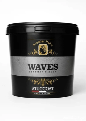 Waves   Vopsea decorativa la galeata 5 kg