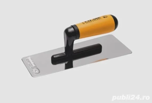 Gletieră trapezoidală din inox lucios   240 100 0,6 mm   finisaje decorative profesionale