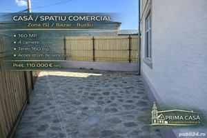 Casa   Spatiu comercial   zona ISJ Buzau   160mp   Pret: 110.000    