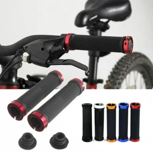 Mansoane caucuiuc ghidon bicicleta lock on ergonomice antiderapante grip trotineta mtb City bmx