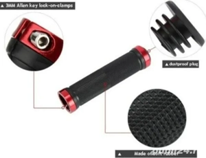 Mansoane caucuiuc ghidon bicicleta lock on ergonomice antiderapante grip trotineta mtb City bmx - imagine 4