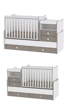 Pat bebelus   copil   mobilier multifunctional Lorelli Classic 0-12ani - imagine 4
