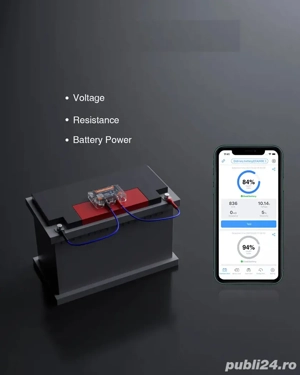 Sistem de monitorizare a bateriei auto moto wireless - imagine 3