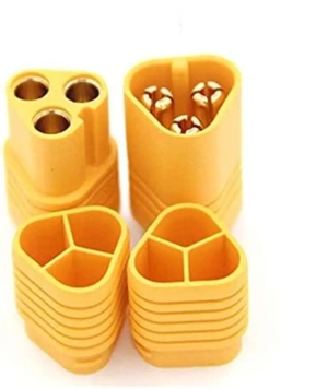 Set conectori MT60 3 pini mufa MT60 mama   tata + carcasa protectie