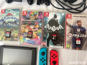 Nintendo Switch+4 jocuri originale,stare excelentă. - imagine 2