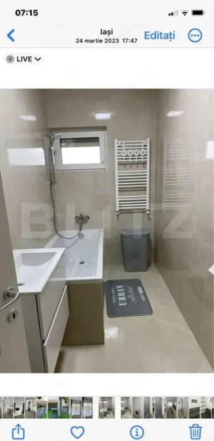 Apartament 1 camera, 46 mp, zona Tatarasi - imagine 3