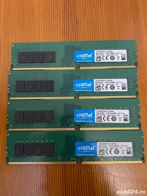 Kit memorii Ram  ddr 4 Crucial 32 gb(4x8gb) CL15
