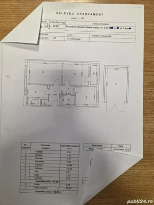 Inchiriez apartament decomandat cu trei camere etaj 2 4 in Drumul Taberei zona Romancierilor - imagine 7