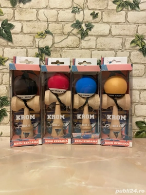 Kendama Krom cu bila mata si grip
