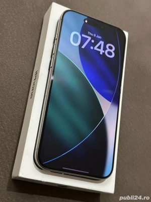 Vând iPhone 16 Pro Max, 256GB, în Garanție, în stare impecabilă, - imagine 5