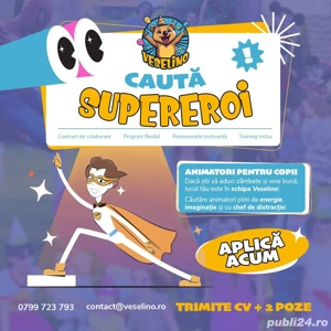 Animator Part Time - Veselino Events l Timișoara