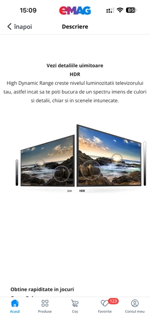 Televizor Smart SAMSUNG  50 inch