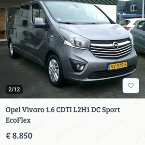 Opel vivaro 2016 cu 5 locuri 140 cp varianta cea mai lunga  - imagine 9