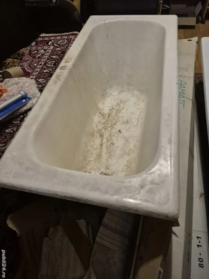 Vând cadă veche din fontă 