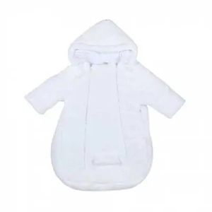 Portbebe alb pufos marime 68 cm